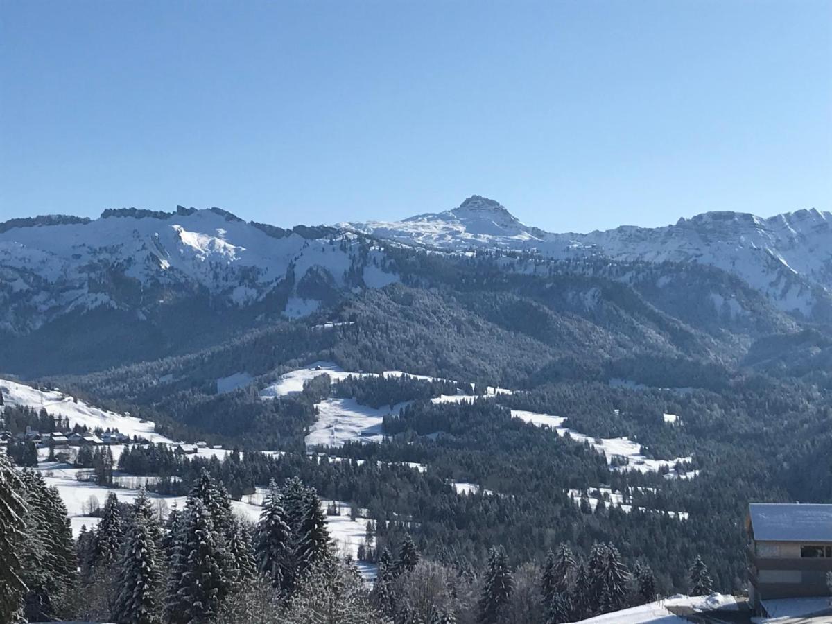 Ferienwohnung Krähenberg am Rande der Wildnis Sibratsgfäll Exterior foto