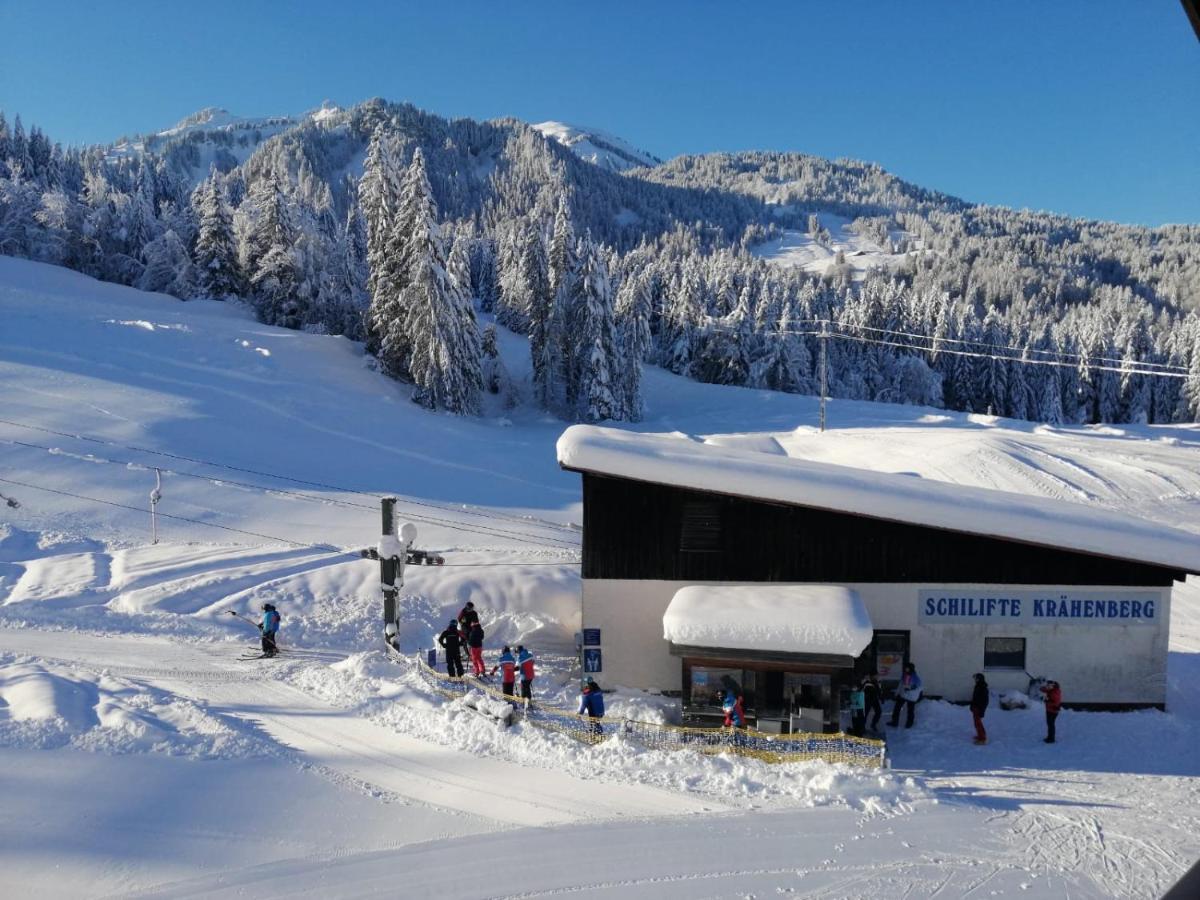 Ferienwohnung Krähenberg am Rande der Wildnis Sibratsgfäll Exterior foto